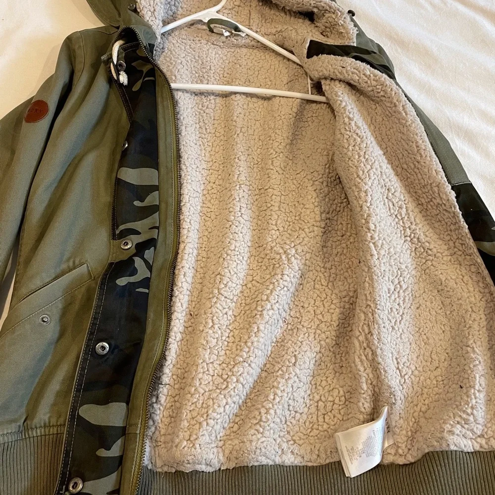Army green Roxy jacket - Picture 7 of 7
